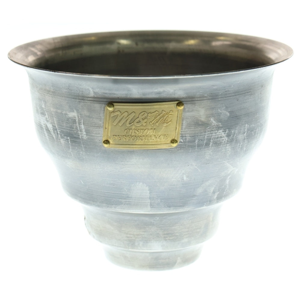 m&m(エムアンドエム) ×MASSES POT TYPE 5 - Conch STEEL / SMALL マシス コンク 鉄鉢 ポット シルバー