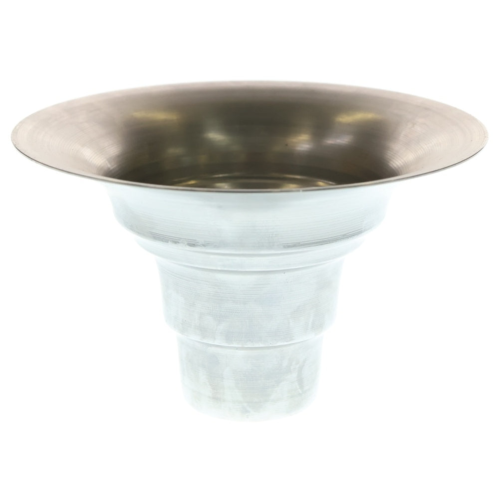 m&m(エムアンドエム) ×MASSES POT TYPE 2 - Shade STEEL / SMALL マシス シェード 鉄鉢 ポット シルバー