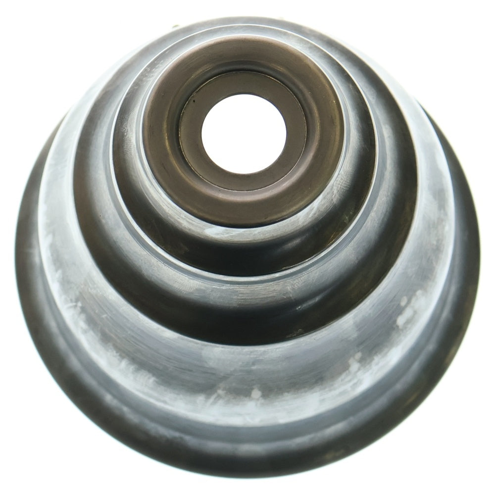 m&m(エムアンドエム) ×MASSES POT TYPE 5 - Conch STEEL / SMALL マシス コンク 鉄鉢 ポット シルバー