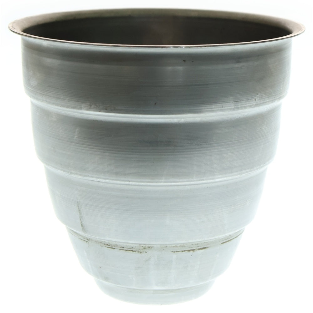 m&m(エムアンドエム) ×MASSES POT TYPE 1 - Chrysails STEEL / MEDIUM マシス クリサリス 鉄鉢 ポット シルバー