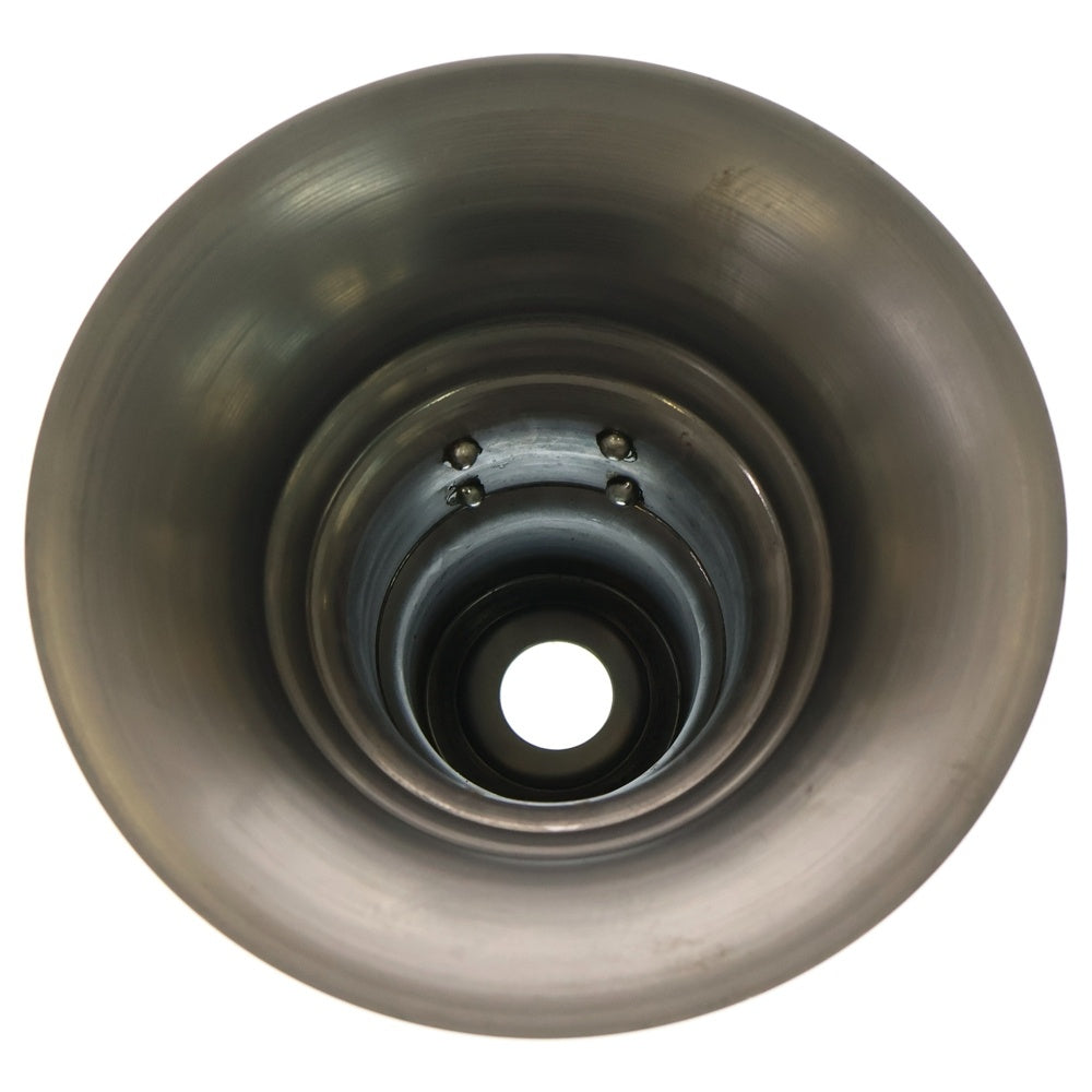 m&m(エムアンドエム) ×MASSES POT TYPE 2 - Shade STEEL / SMALL マシス シェード 鉄鉢 ポット シルバー