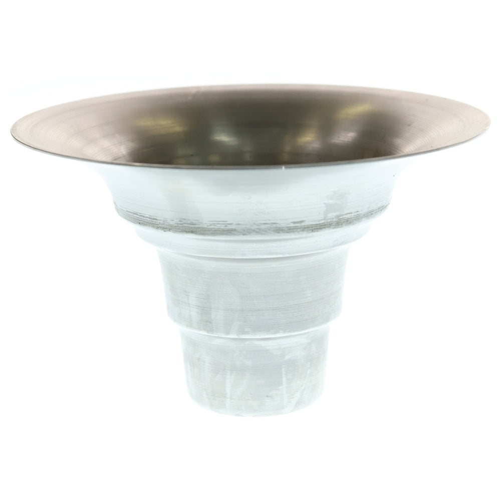 m&m(エムアンドエム) ×MASSES POT TYPE 2 - Shade STEEL / SMALL マシス シェード 鉄鉢 ポット シルバー