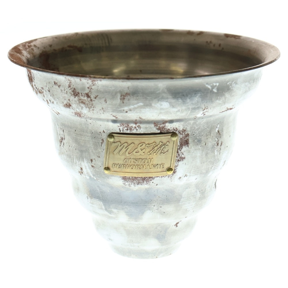 m&m(エムアンドエム) ×MASSES POT TYPE 6 - Bibendum STEEL / SMALL マシス ビバンダム 鉄鉢 ポット シルバー