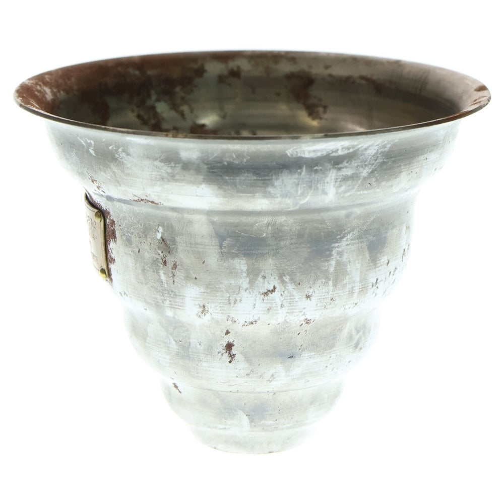 m&m(エムアンドエム) ×MASSES POT TYPE 6 - Bibendum STEEL / SMALL マシス ビバンダム 鉄鉢 ポット シルバー