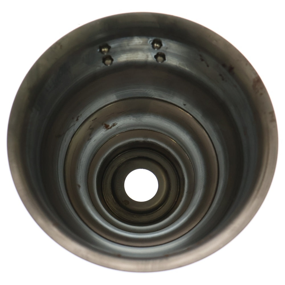 m&m(エムアンドエム) ×MASSES POT TYPE 5 - Conch STEEL / SMALL マシス コンク 鉄鉢 ポット シルバー