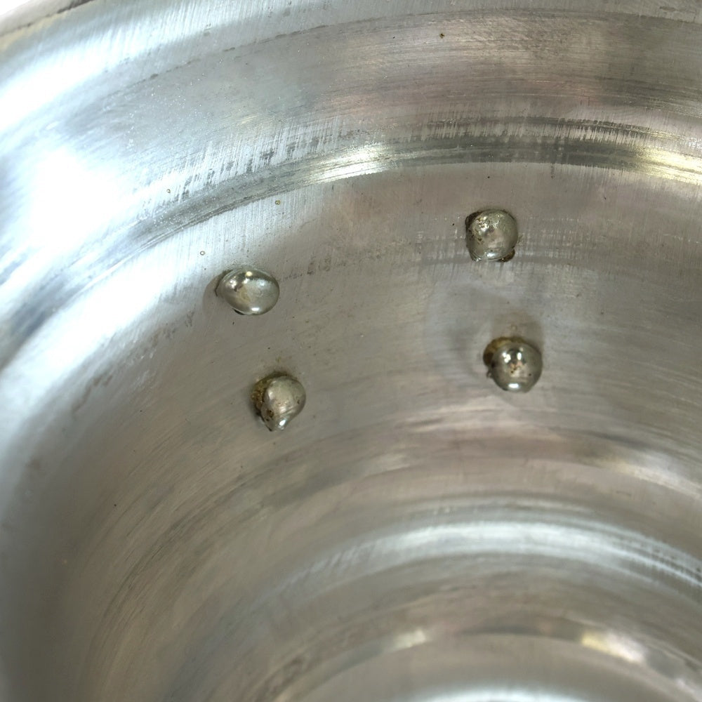 m&m(エムアンドエム) ×MASSES POT TYPE 6 - Bibendum Aluminum / SMALL マシス ビバンダム アルミ鉢 ポット シルバー