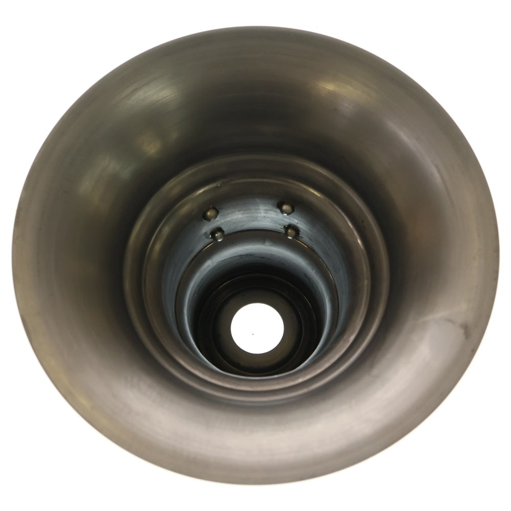 m&m(エムアンドエム) ×MASSES POT TYPE 2 - Shade STEEL / SMALL マシス シェード 鉄鉢 ポット シルバー