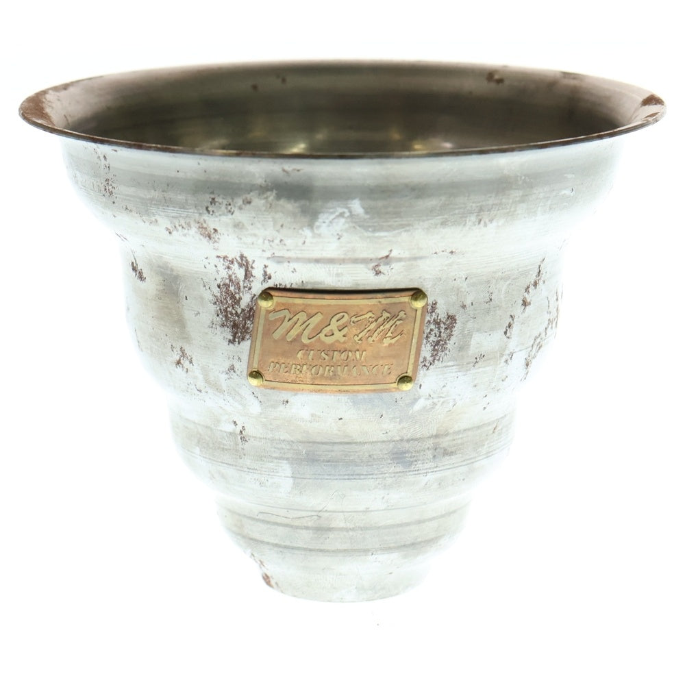 m&m(エムアンドエム) ×MASSES POT TYPE 6 - Bibendum STEEL / SMALL マシス ビバンダム 鉄鉢 ポット シルバー