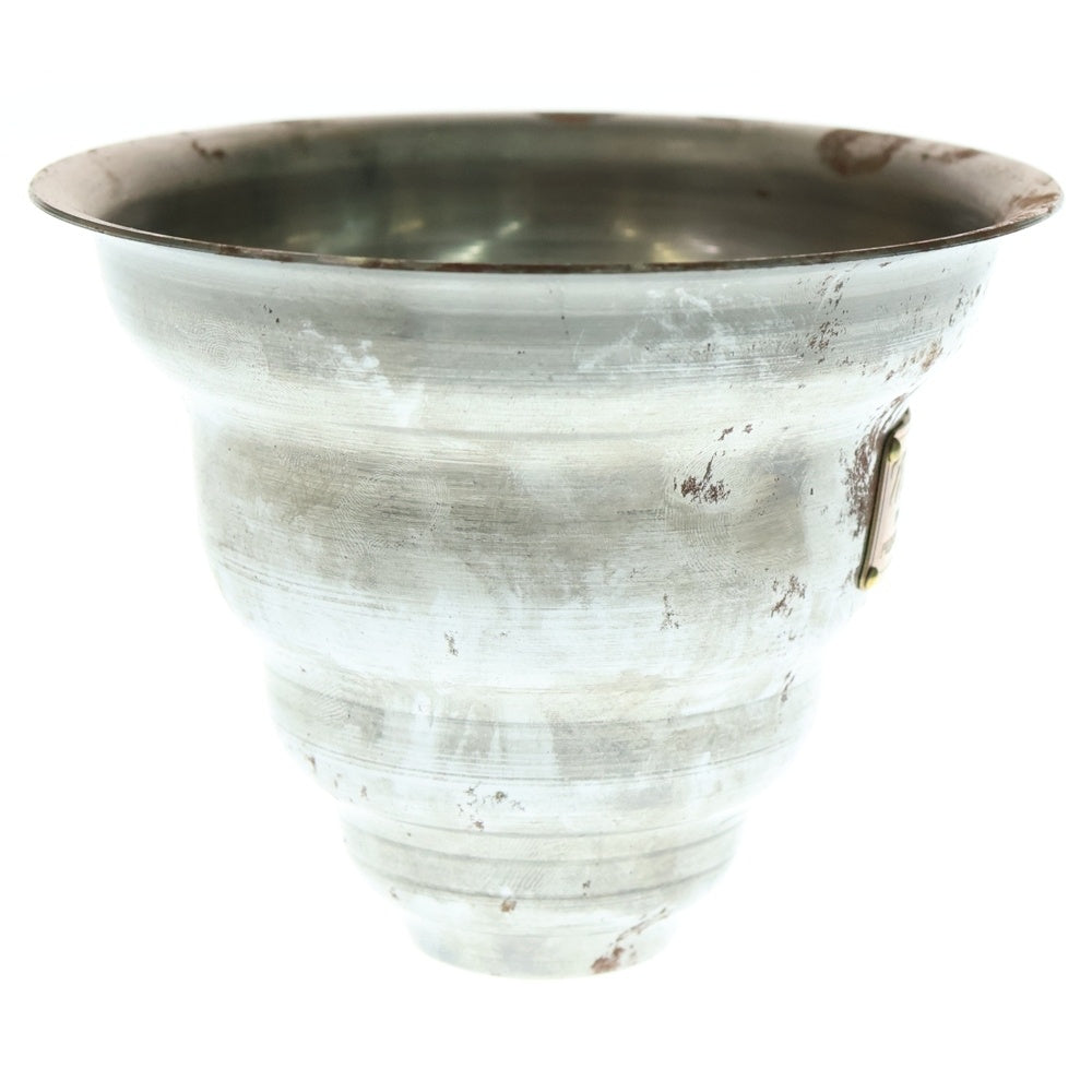 m&m(エムアンドエム) ×MASSES POT TYPE 6 - Bibendum STEEL / SMALL マシス ビバンダム 鉄鉢 ポット シルバー