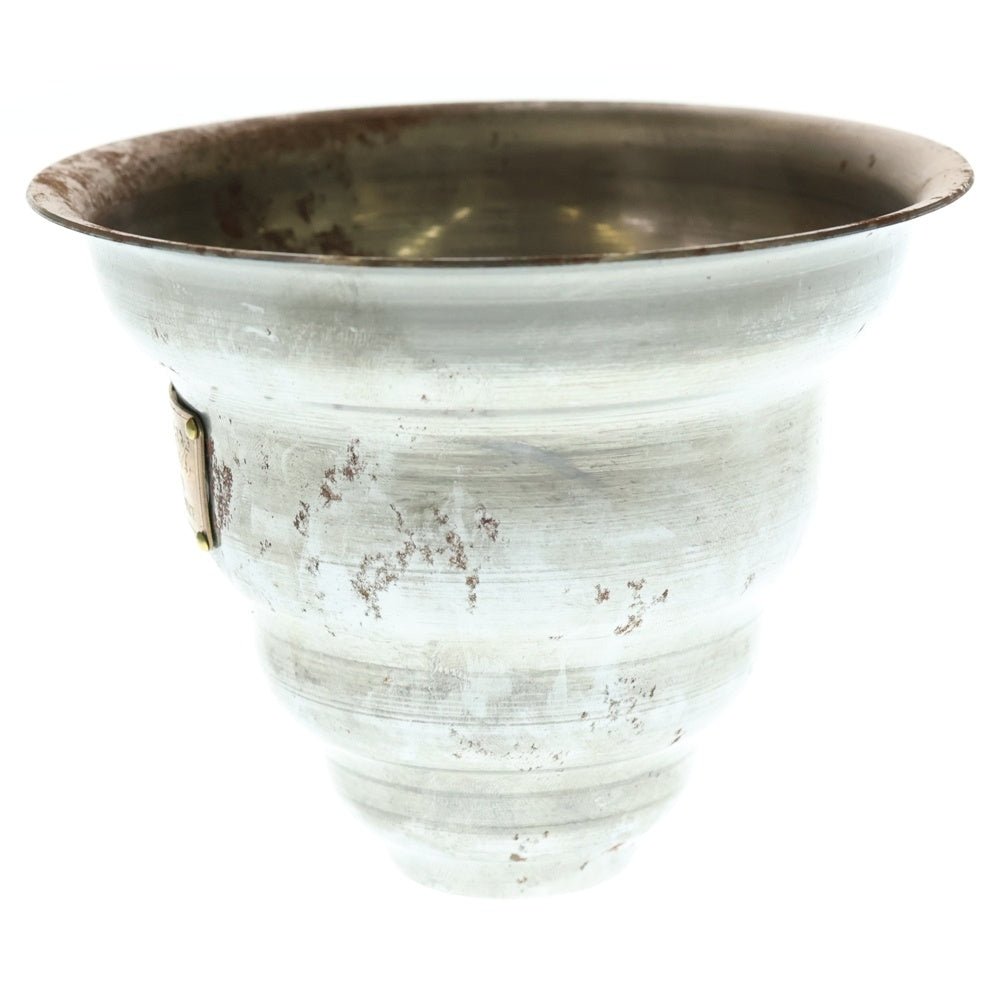 m&m(エムアンドエム) ×MASSES POT TYPE 6 - Bibendum STEEL / SMALL マシス ビバンダム 鉄鉢 ポット シルバー