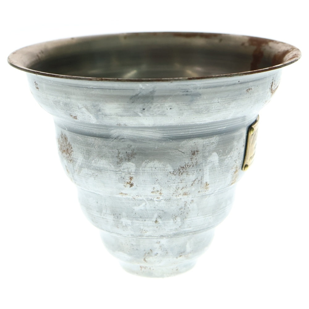 m&m(エムアンドエム) ×MASSES POT TYPE 6 - Bibendum STEEL / SMALL マシス ビバンダム 鉄鉢 ポット シルバー