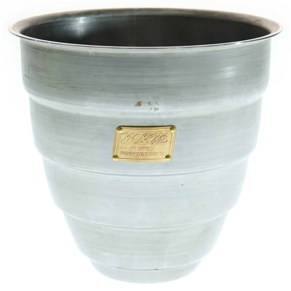 m&m(エムアンドエム) ×MASSES POT TYPE 1 - Chrysails STEEL / MEDIUM マシス クリサリス 鉄鉢 ポット シルバー