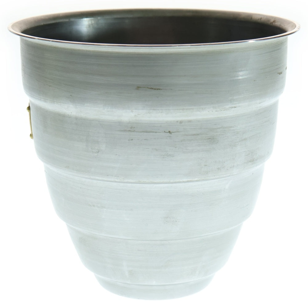 m&m(エムアンドエム) ×MASSES POT TYPE 1 - Chrysails STEEL / MEDIUM マシス クリサリス 鉄鉢 ポット シルバー