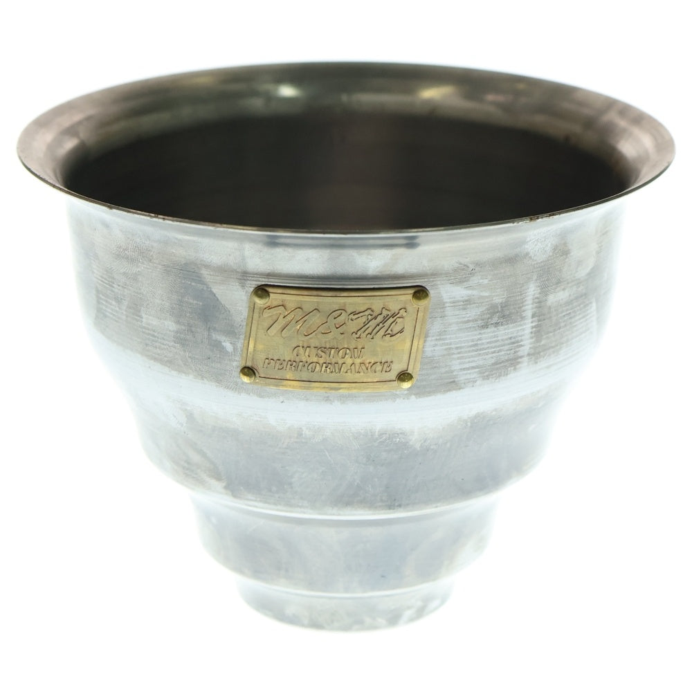 m&m(エムアンドエム) ×MASSES POT TYPE 5 - Conch STEEL / SMALL マシス コンク 鉄鉢 ポット シルバー