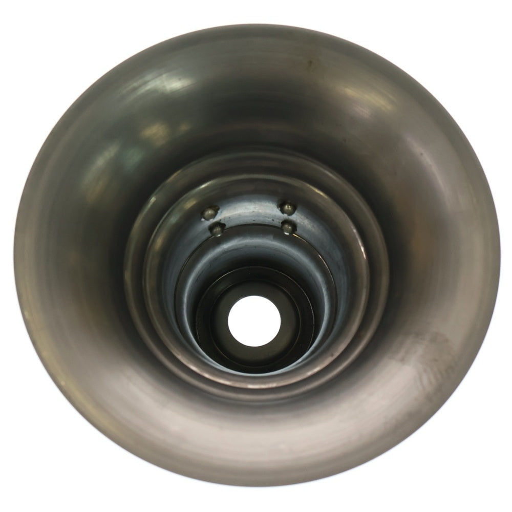 m&m(エムアンドエム) ×MASSES POT TYPE 2 - Shade STEEL / SMALL マシス シェード 鉄鉢 ポット シルバー