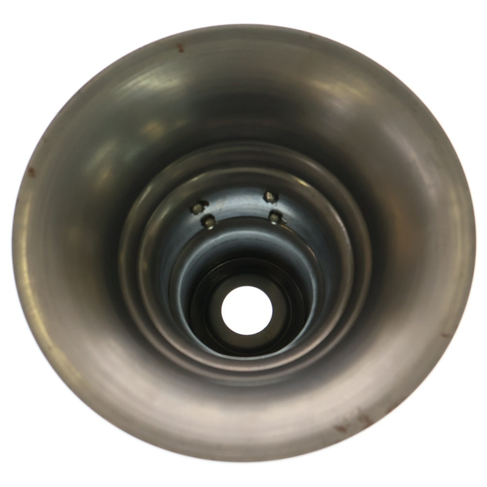 m&m(エムアンドエム) ×MASSES POT TYPE 2 - Shade STEEL / SMALL マシス シェード 鉄鉢 ポット シルバー