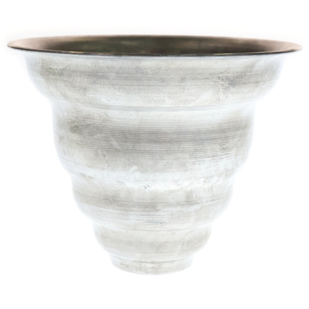 m&m(エムアンドエム) ×MASSES POT TYPE 6 - Bibendum Aluminum / SMALL マシス ビバンダム アルミ鉢 ポット シルバー