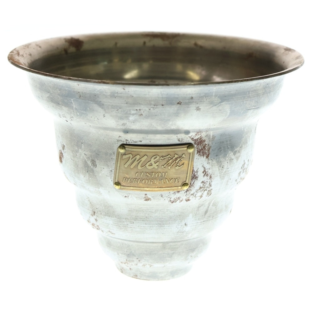 m&m(エムアンドエム) ×MASSES POT TYPE 6 - Bibendum STEEL / SMALL マシス ビバンダム 鉄鉢 ポット シルバー