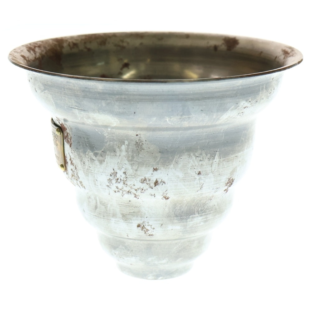 m&m(エムアンドエム) ×MASSES POT TYPE 6 - Bibendum STEEL / SMALL マシス ビバンダム 鉄鉢 ポット シルバー