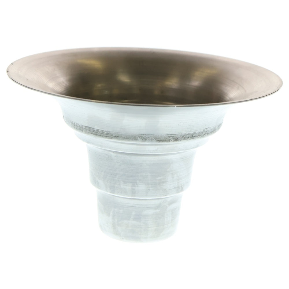 m&m(エムアンドエム) ×MASSES POT TYPE 2 - Shade STEEL / SMALL マシス シェード 鉄鉢 ポット シルバー