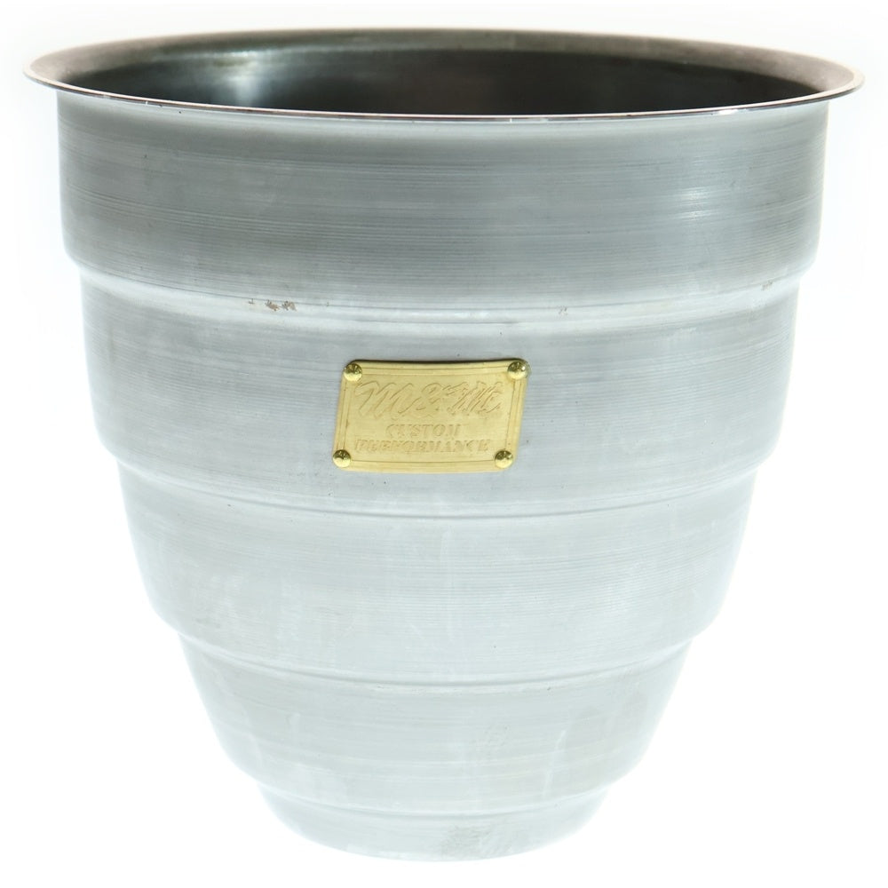 m&m(エムアンドエム) ×MASSES POT TYPE 1 - Chrysails STEEL / MEDIUM マシス クリサリス 鉄鉢 ポット シルバー