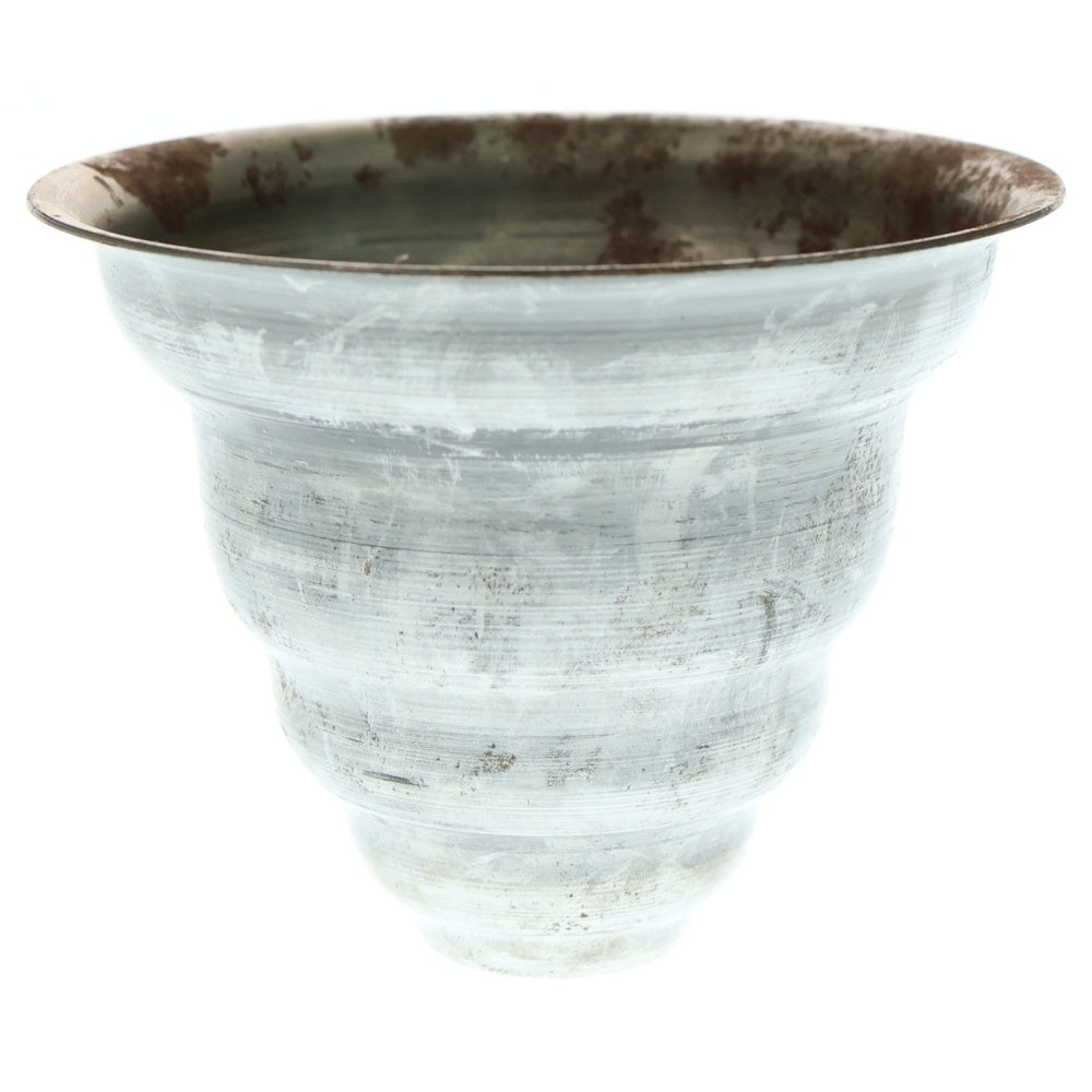 m&m(エムアンドエム) ×MASSES POT TYPE 6 - Bibendum STEEL / SMALL マシス ビバンダム 鉄鉢 ポット シルバー