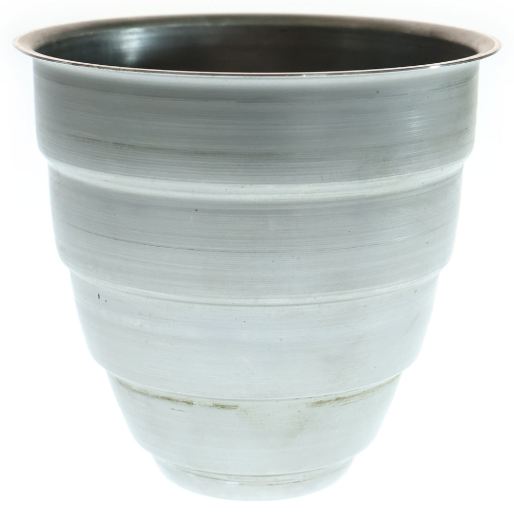 m&m(エムアンドエム) ×MASSES POT TYPE 1 - Chrysails STEEL / MEDIUM マシス クリサリス 鉄鉢 ポット シルバー