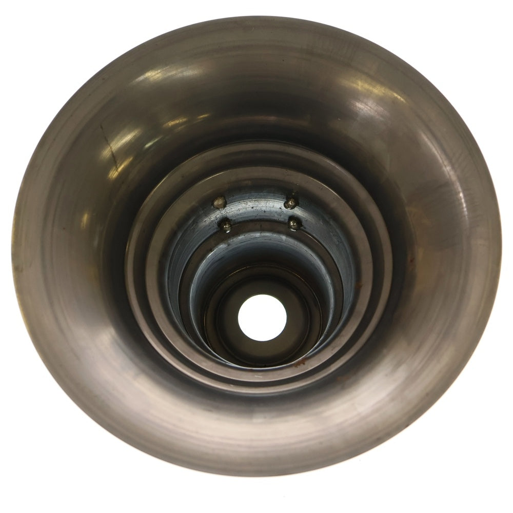 m&m(エムアンドエム) ×MASSES POT TYPE 2 - Shade STEEL / SMALL マシス シェード 鉄鉢 ポット シルバー