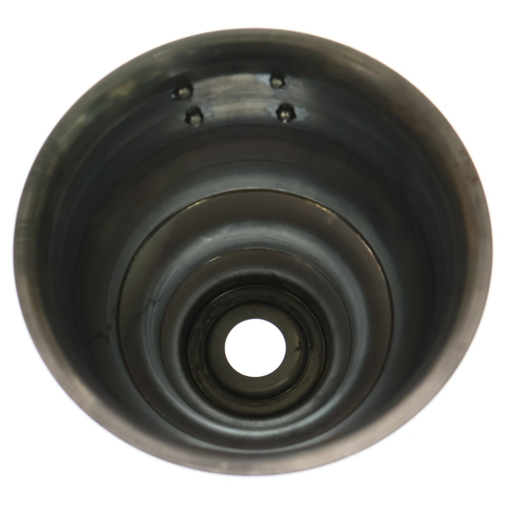 m&m(エムアンドエム) ×MASSES POT TYPE 5 - Conch STEEL / SMALL マシス コンク 鉄鉢 ポット シルバー