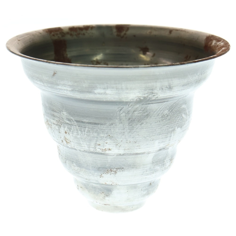 m&m(エムアンドエム) ×MASSES POT TYPE 6 - Bibendum STEEL / SMALL マシス ビバンダム 鉄鉢 ポット シルバー