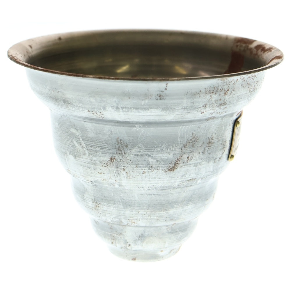 m&m(エムアンドエム) ×MASSES POT TYPE 6 - Bibendum STEEL / SMALL マシス ビバンダム 鉄鉢 ポット シルバー