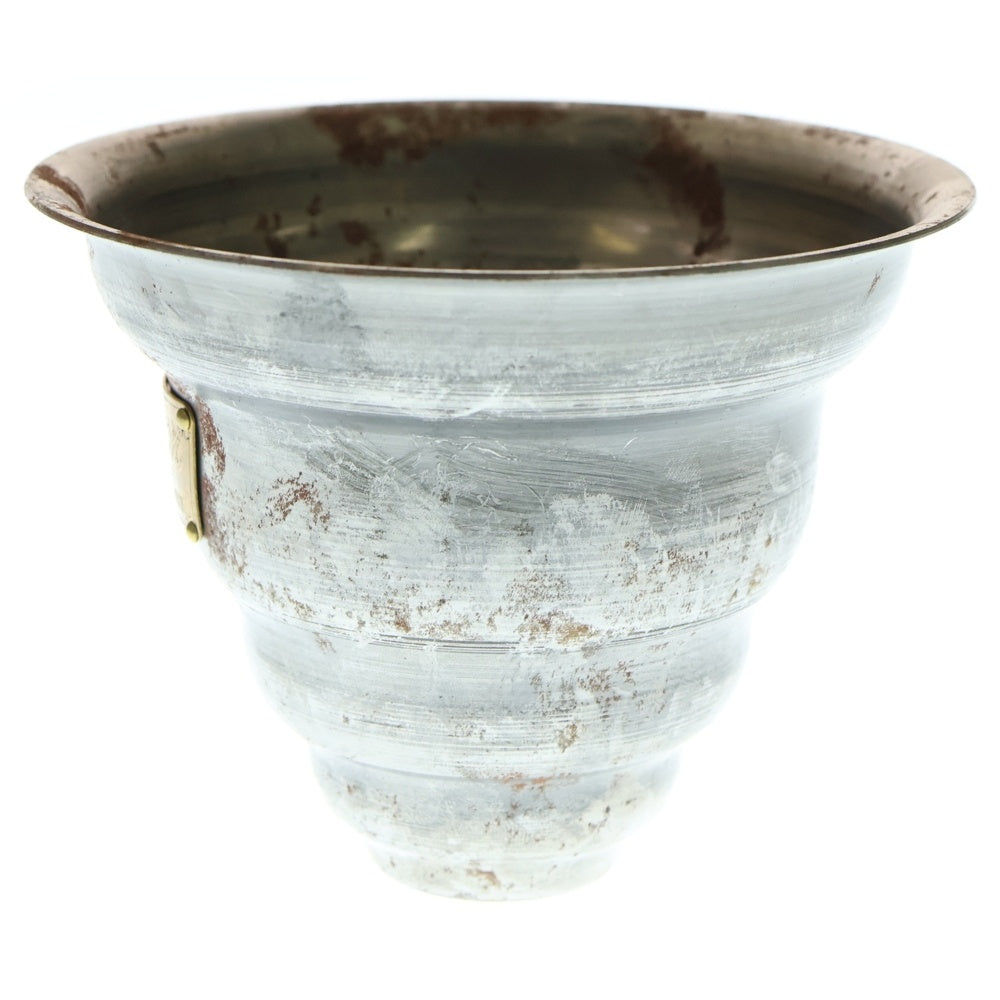 m&m(エムアンドエム) ×MASSES POT TYPE 6 - Bibendum STEEL / SMALL マシス ビバンダム 鉄鉢 ポット シルバー