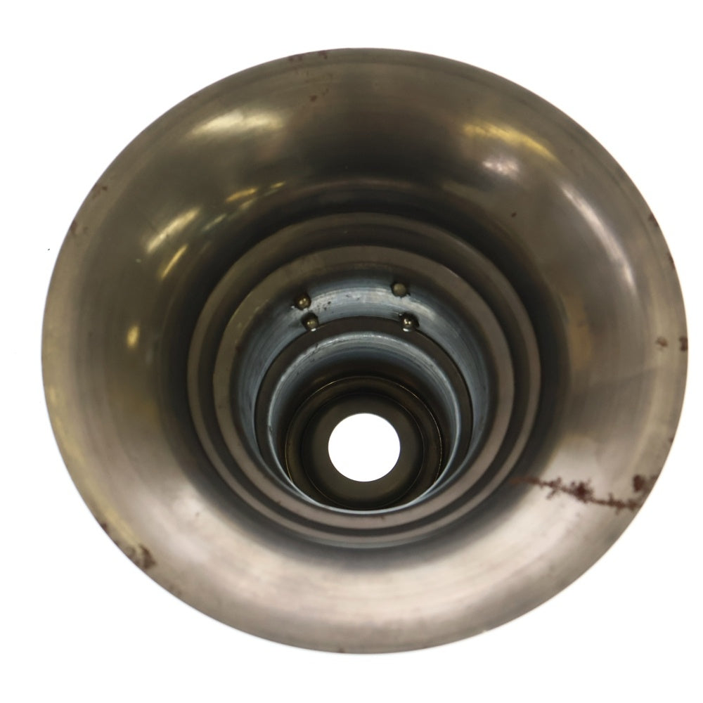 m&m(エムアンドエム) ×MASSES POT TYPE 2 - Shade STEEL / SMALL マシス シェード 鉄鉢 ポット シルバー