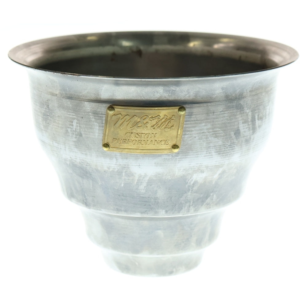 m&m(エムアンドエム) ×MASSES POT TYPE 5 - Conch STEEL / SMALL マシス コンク 鉄鉢 ポット シルバー