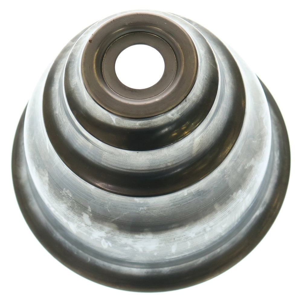 m&m(エムアンドエム) ×MASSES POT TYPE 5 - Conch STEEL / SMALL マシス コンク 鉄鉢 ポット シルバー