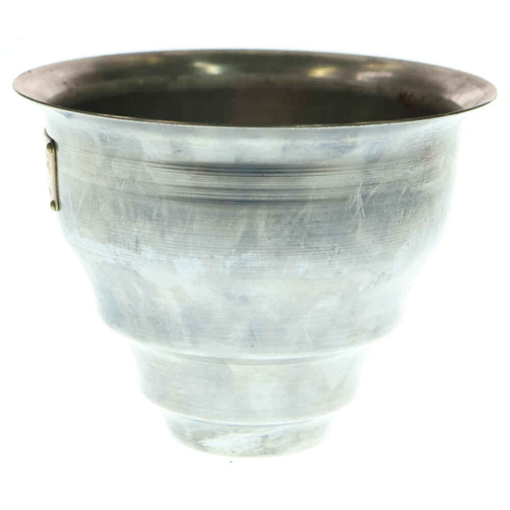 m&m(エムアンドエム) ×MASSES POT TYPE 5 - Conch STEEL / SMALL マシス コンク 鉄鉢 ポット シルバー