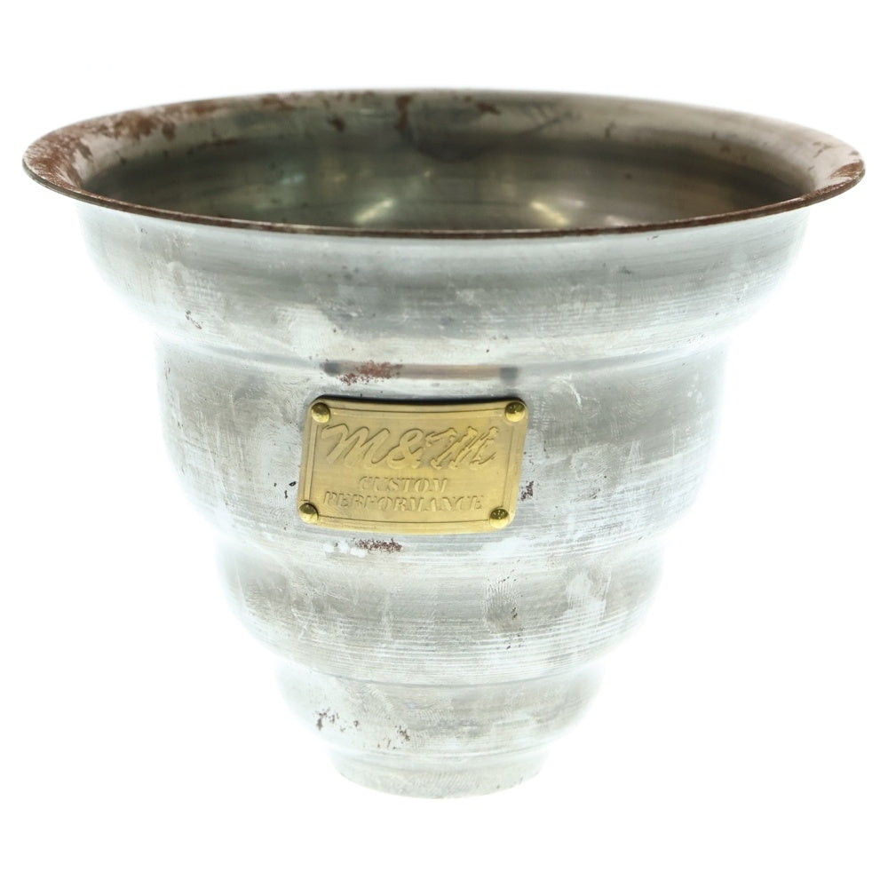 m&m(エムアンドエム) ×MASSES POT TYPE 6 - Bibendum STEEL / SMALL マシス ビバンダム 鉄鉢 ポット シルバー