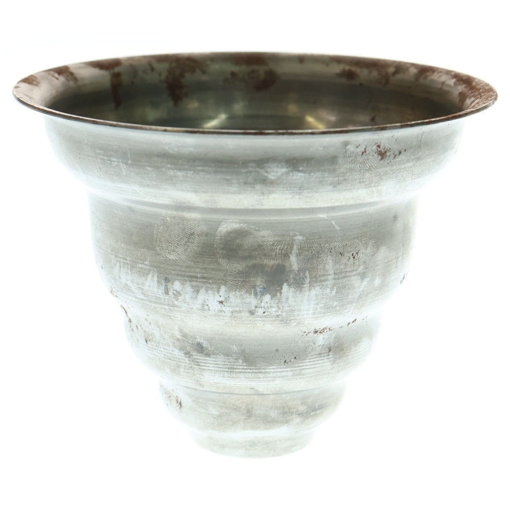 m&m(エムアンドエム) ×MASSES POT TYPE 6 - Bibendum STEEL / SMALL マシス ビバンダム 鉄鉢 ポット シルバー