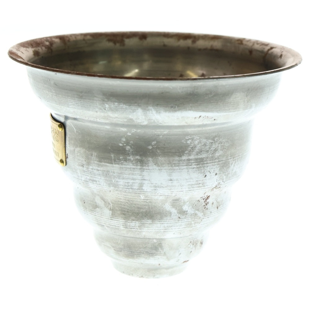 m&m(エムアンドエム) ×MASSES POT TYPE 6 - Bibendum STEEL / SMALL マシス ビバンダム 鉄鉢 ポット シルバー