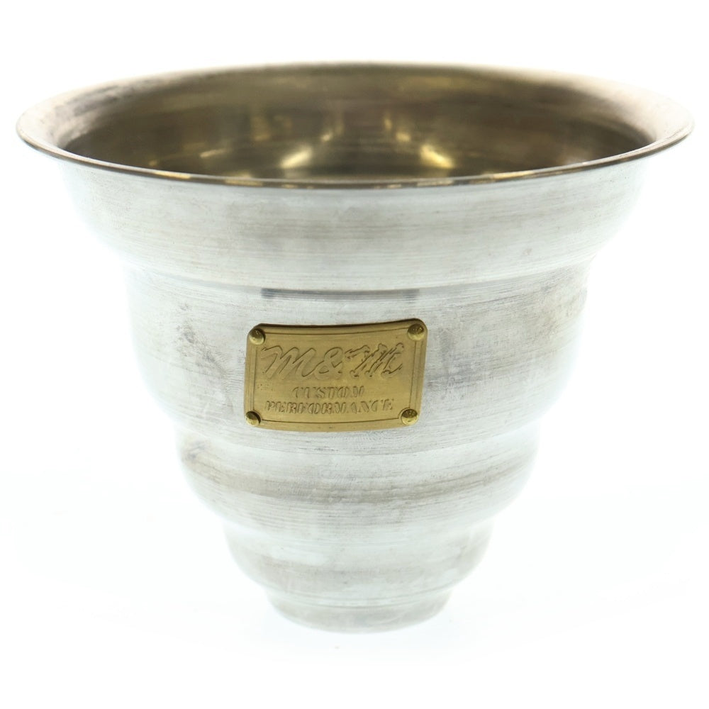 m&m(エムアンドエム) ×MASSES POT TYPE 6 - Bibendum Aluminum / SMALL マシス ビバンダム アルミ鉢 ポット シルバー