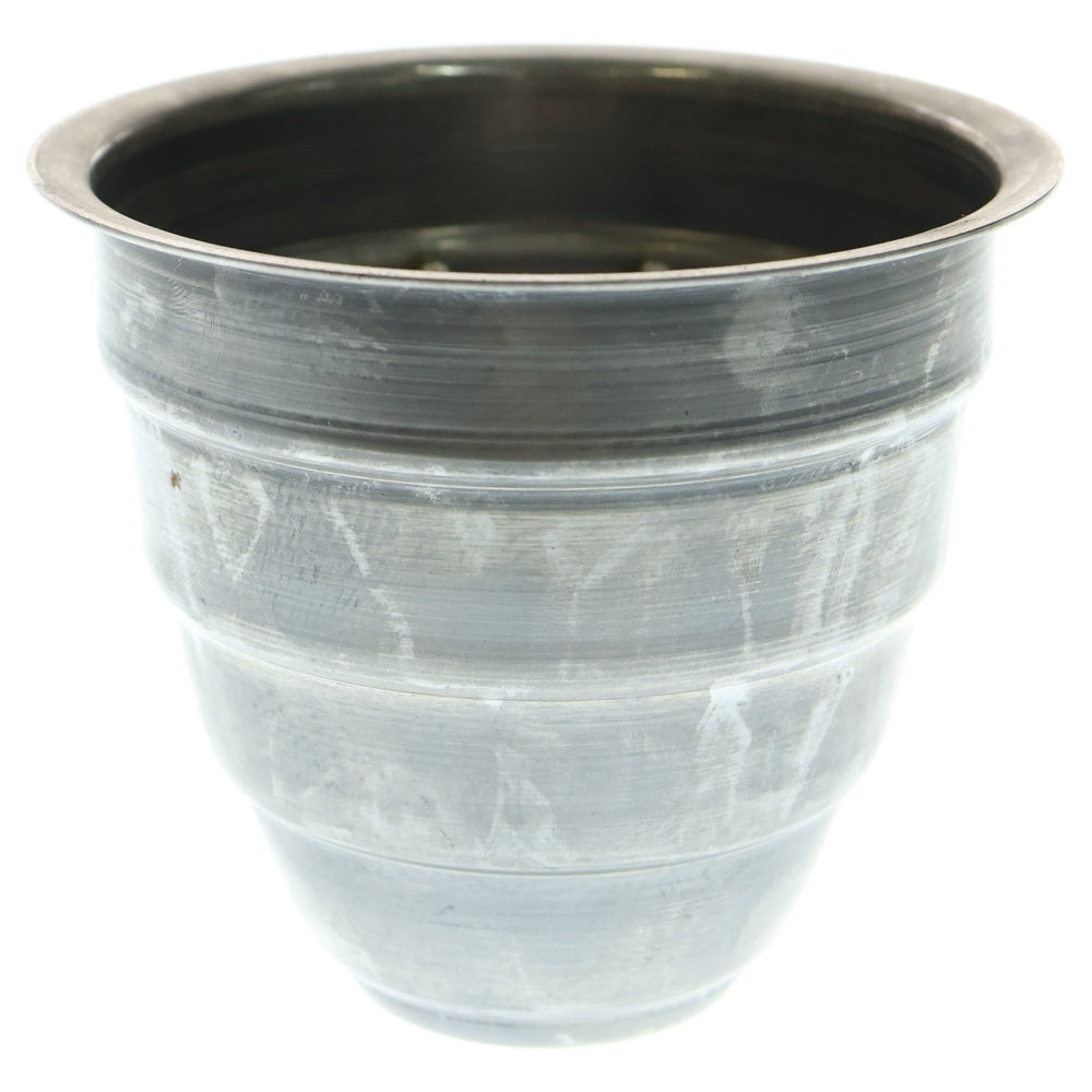 m&m(エムアンドエム) ×MASSES POT TYPE 1 - Chrysails STEEL / SMALL マシス クリサリス 鉄鉢 ポット シルバー