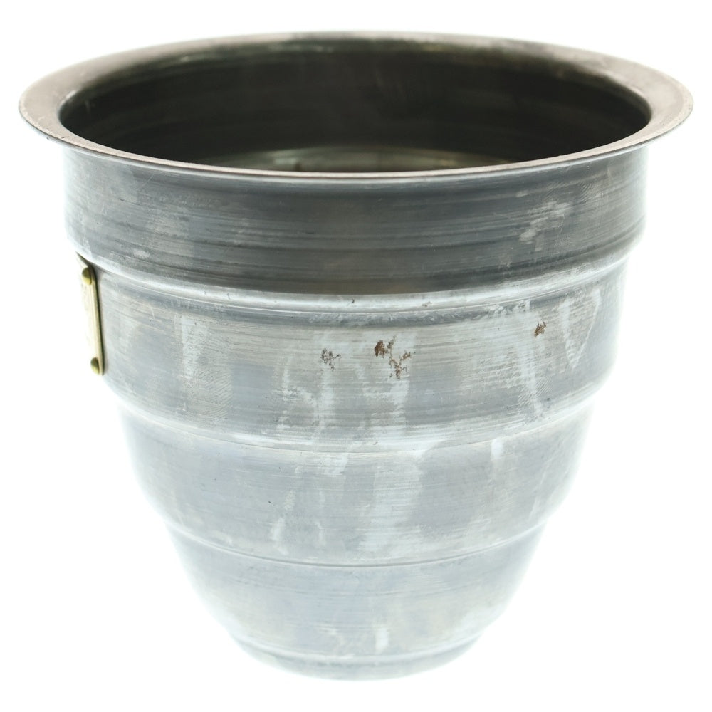 m&m(エムアンドエム) ×MASSES POT TYPE 1 - Chrysails STEEL / SMALL マシス クリサリス 鉄鉢 ポット シルバー