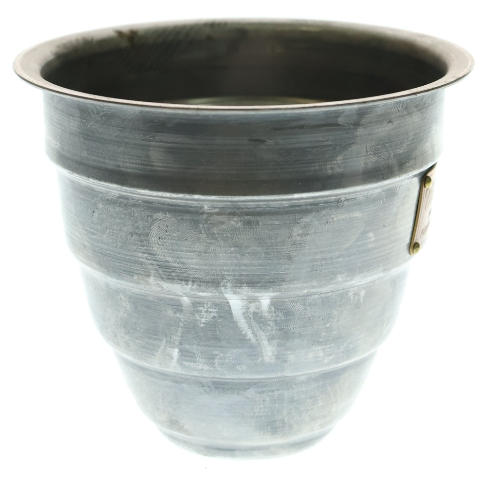 m&m(エムアンドエム) ×MASSES POT TYPE 1 - Chrysails STEEL / SMALL マシス クリサリス 鉄鉢 ポット シルバー