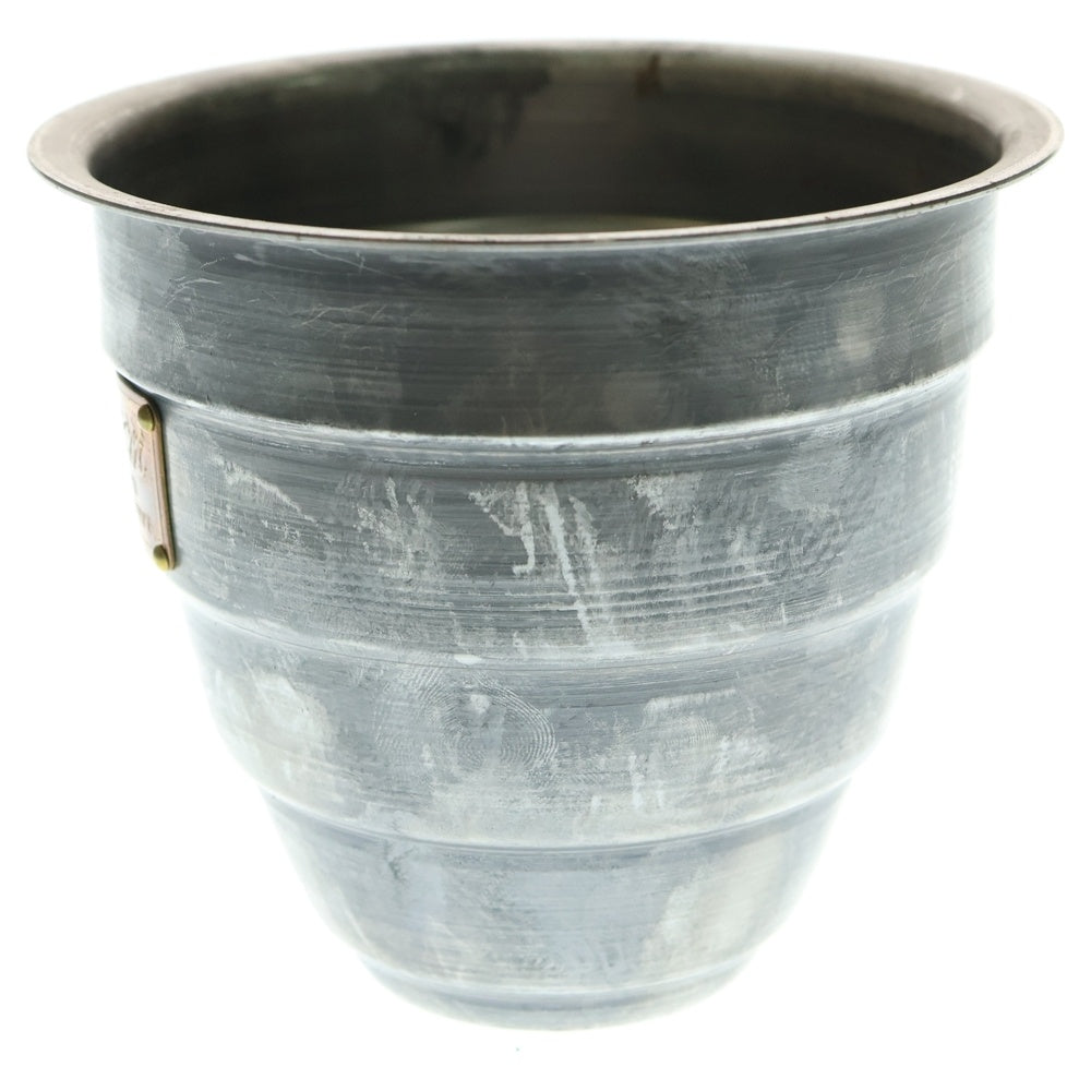 m&m(エムアンドエム) ×MASSES POT TYPE 1 - Chrysails STEEL / SMALL マシス クリサリス 鉄鉢 ポット シルバー