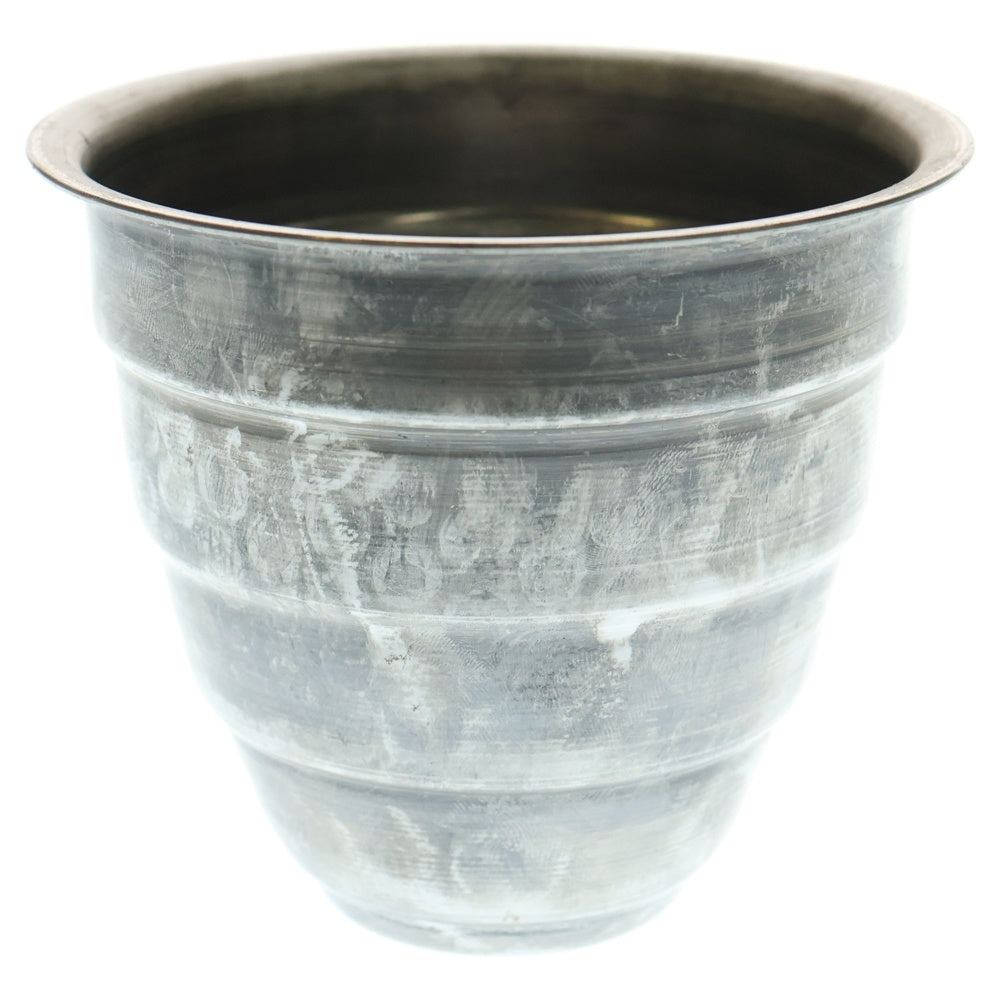 m&m(エムアンドエム) ×MASSES POT TYPE 1 - Chrysails STEEL / SMALL マシス クリサリス 鉄鉢 ポット シルバー