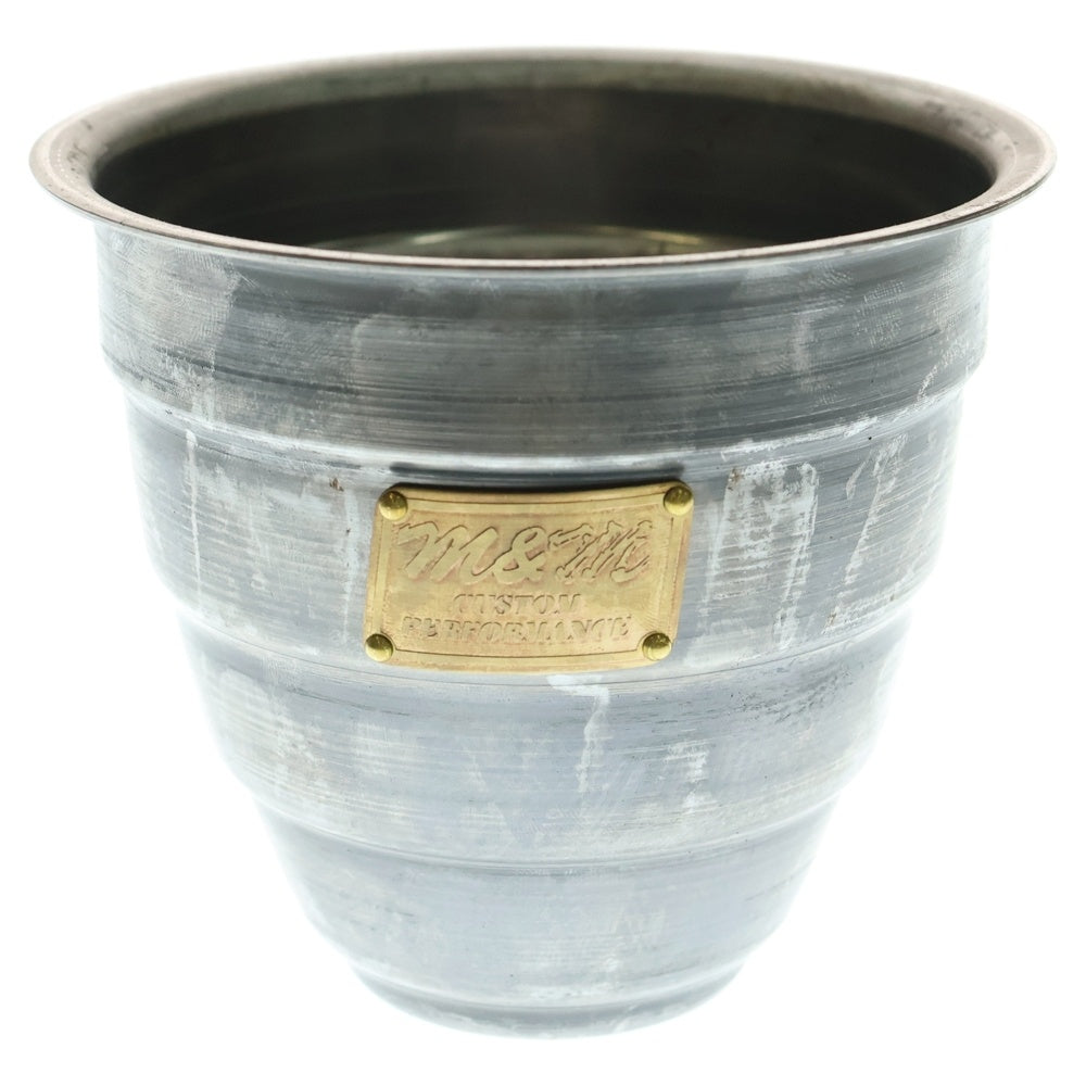 m&m(エムアンドエム) ×MASSES POT TYPE 1 - Chrysails STEEL / SMALL マシス クリサリス 鉄鉢 ポット シルバー