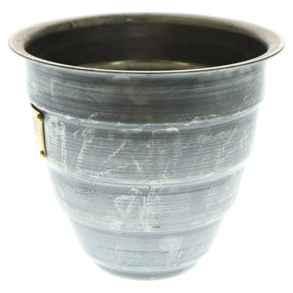 m&m(エムアンドエム) ×MASSES POT TYPE 1 - Chrysails STEEL / SMALL マシス クリサリス 鉄鉢 ポット シルバー