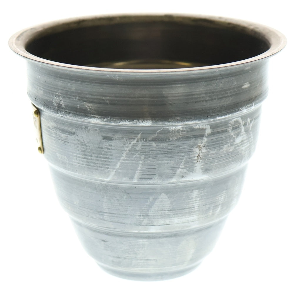 m&m(エムアンドエム) ×MASSES POT TYPE 1 - Chrysails STEEL / SMALL マシス クリサリス 鉄鉢 ポット シルバー