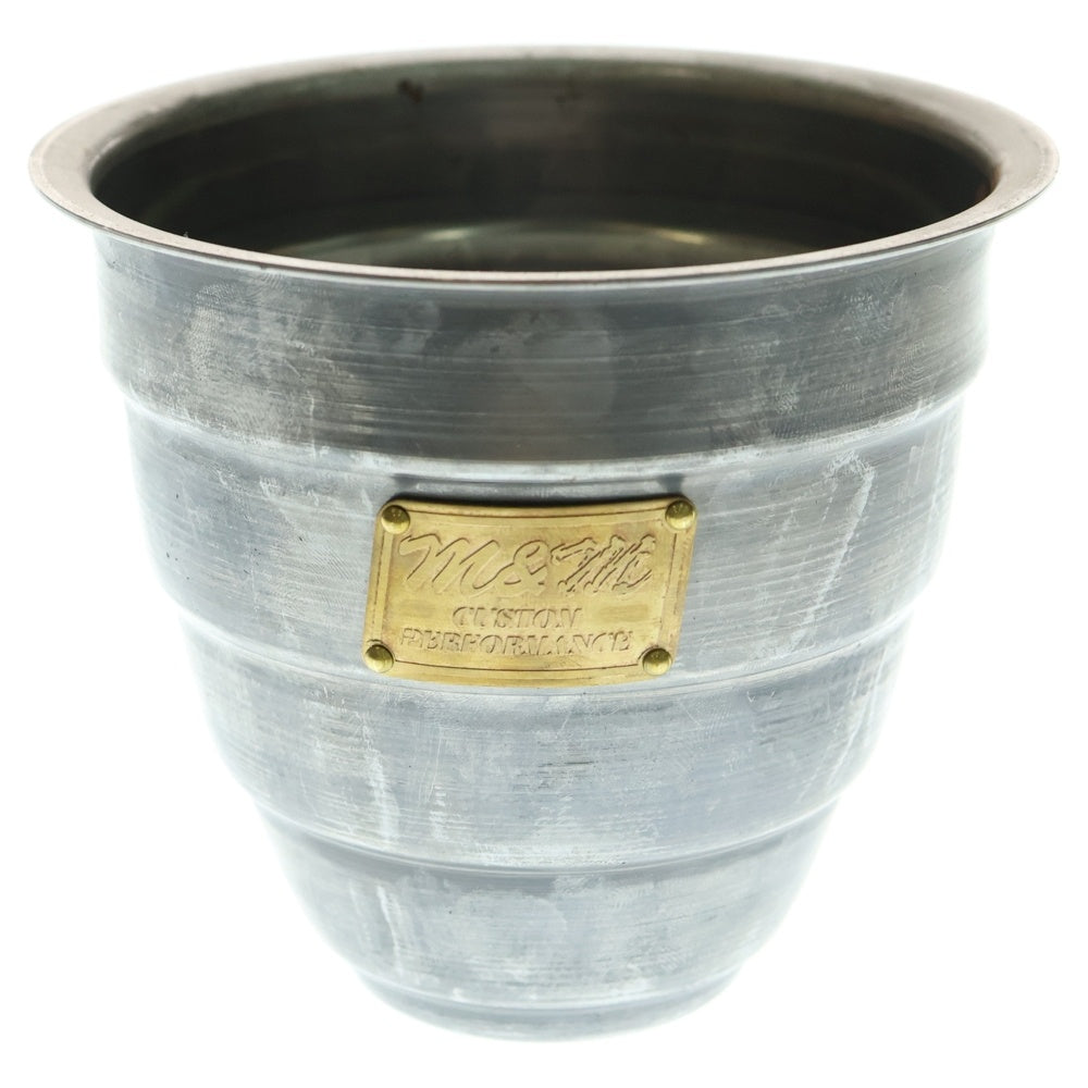 m&m(エムアンドエム) ×MASSES POT TYPE 1 - Chrysails STEEL / SMALL マシス クリサリス 鉄鉢 ポット シルバー