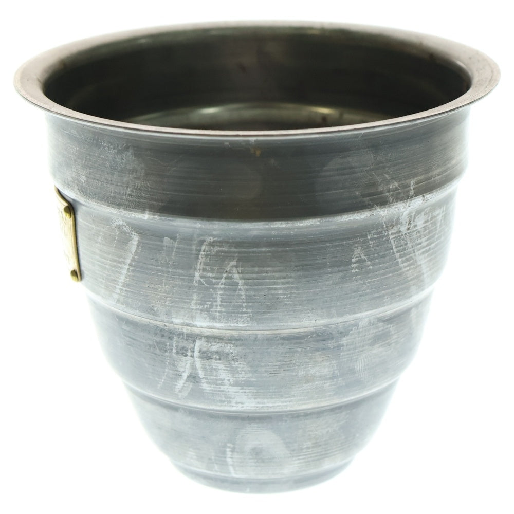 m&m(エムアンドエム) ×MASSES POT TYPE 1 - Chrysails STEEL / SMALL マシス クリサリス 鉄鉢 ポット シルバー